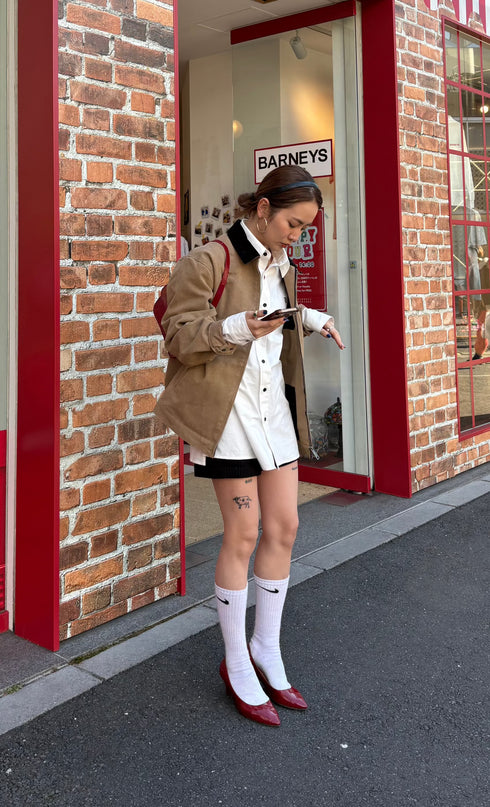 エンブロイダリーBIGシャツ